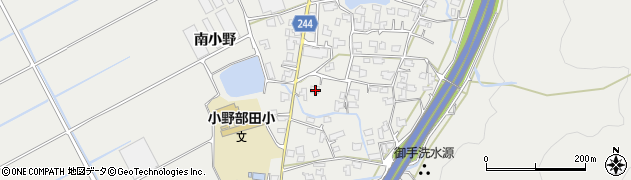 熊本県宇城市小川町南小野66周辺の地図