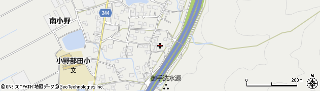 熊本県宇城市小川町南小野436周辺の地図