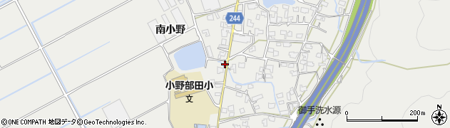 熊本県宇城市小川町南小野57周辺の地図