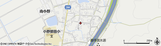 熊本県宇城市小川町南小野33周辺の地図