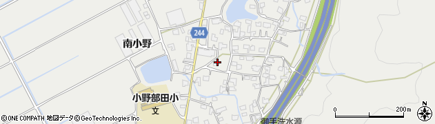 熊本県宇城市小川町南小野70周辺の地図