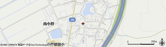 熊本県宇城市小川町南小野1142周辺の地図