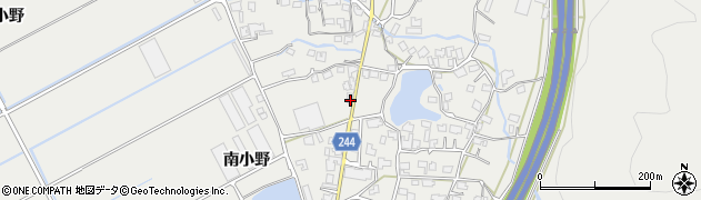 熊本県宇城市小川町南小野1204周辺の地図