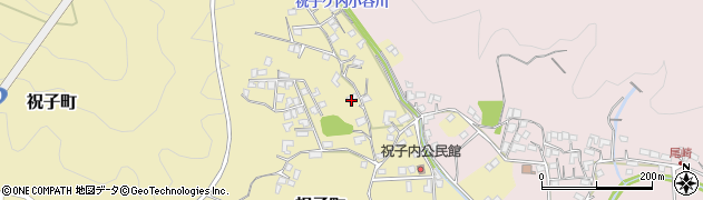 宮崎県延岡市祝子町3451周辺の地図