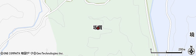 熊本県下益城郡美里町坂貫周辺の地図