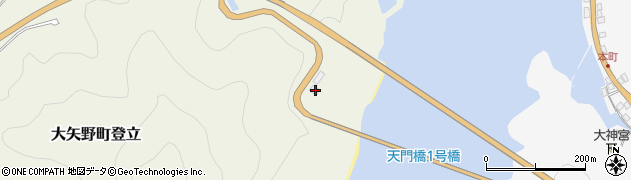 熊本県上天草市大矢野町登立3943周辺の地図