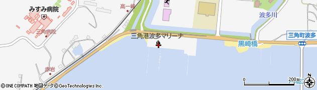 みすみ　海の駅周辺の地図