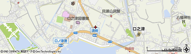 長崎県南島原市口之津町周辺の地図