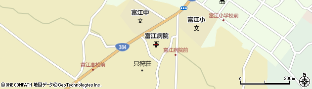 長崎県富江病院周辺の地図