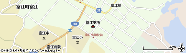 五島市立富江町公民館周辺の地図