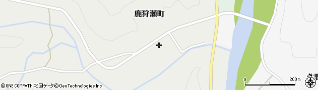 宮崎県延岡市鹿狩瀬町周辺の地図