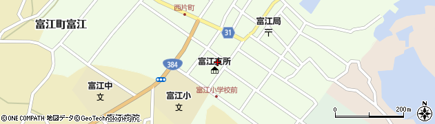 五島市富江支所周辺の地図