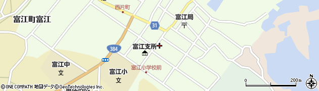 五島警察署富江交番周辺の地図