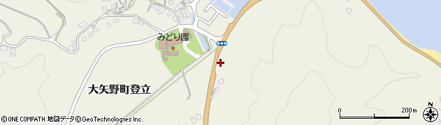 熊本県上天草市大矢野町登立4013周辺の地図