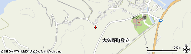 熊本県上天草市大矢野町登立4337周辺の地図