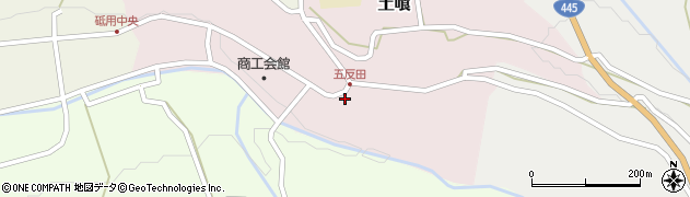 熊本県下益城郡美里町土喰196周辺の地図