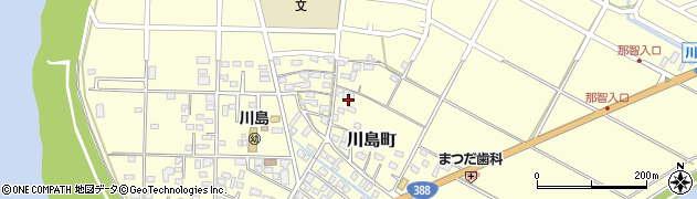 宮崎県延岡市川島町周辺の地図