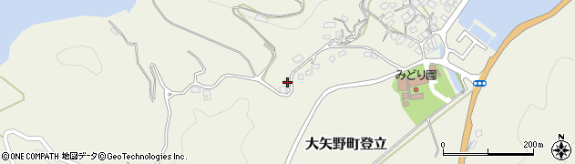 熊本県上天草市大矢野町登立4345周辺の地図