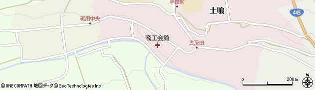 熊本県下益城郡美里町土喰153周辺の地図