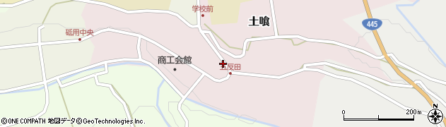 熊本県下益城郡美里町土喰173周辺の地図