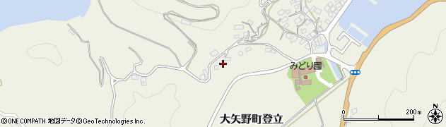 熊本県上天草市大矢野町登立4373周辺の地図