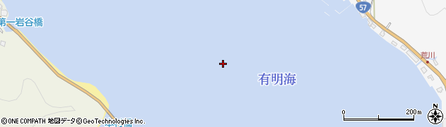 三角ノ瀬戸周辺の地図