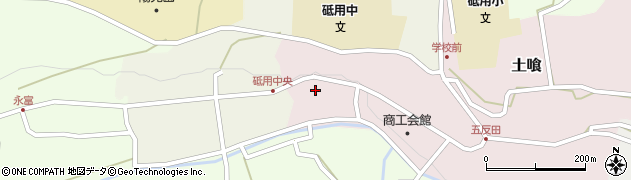 熊本県下益城郡美里町土喰18周辺の地図