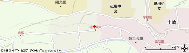 熊本県下益城郡美里町原町174周辺の地図