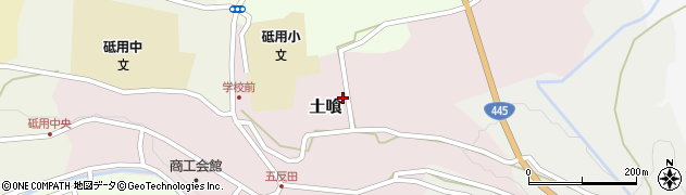 熊本県下益城郡美里町土喰360周辺の地図