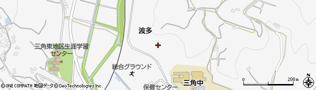 熊本県宇城市三角町周辺の地図