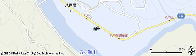 梅戸石油店周辺の地図