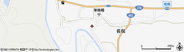 熊本県下益城郡美里町佐俣1830周辺の地図