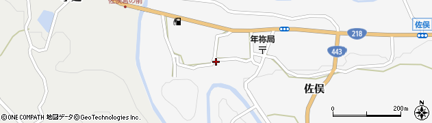 熊本県下益城郡美里町佐俣313周辺の地図