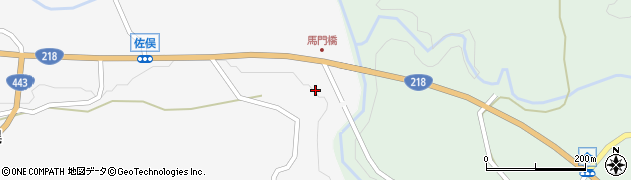 熊本県下益城郡美里町佐俣1265周辺の地図