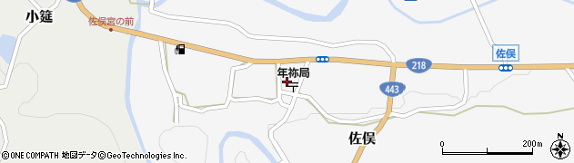 熊本県下益城郡美里町佐俣325周辺の地図