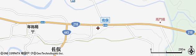 熊本県下益城郡美里町佐俣1143周辺の地図