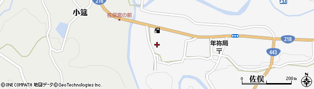 熊本県下益城郡美里町佐俣156周辺の地図