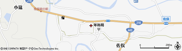 熊本県下益城郡美里町佐俣209周辺の地図