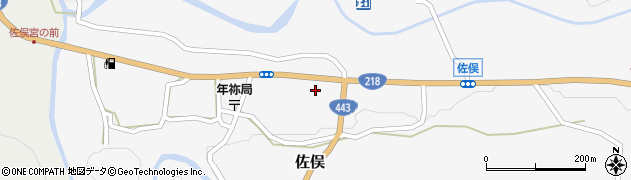 熊本県下益城郡美里町佐俣389周辺の地図