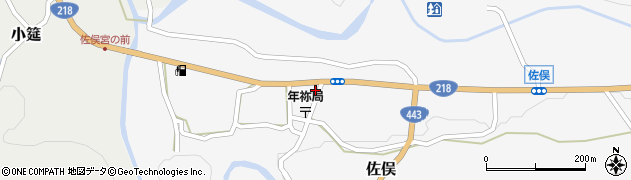 熊本県下益城郡美里町佐俣328周辺の地図