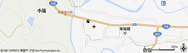 熊本県下益城郡美里町佐俣160周辺の地図
