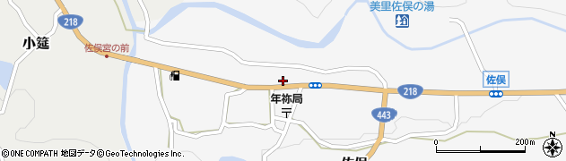 熊本県下益城郡美里町佐俣548周辺の地図