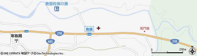熊本県下益城郡美里町佐俣1047周辺の地図