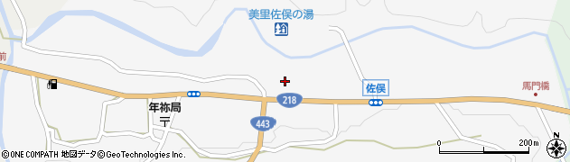 熊本県下益城郡美里町佐俣468周辺の地図