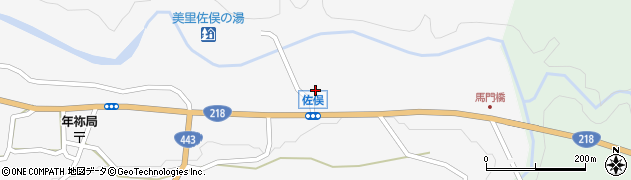 熊本県下益城郡美里町佐俣1084周辺の地図