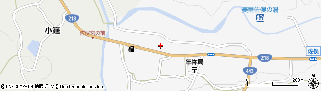 熊本県下益城郡美里町佐俣77周辺の地図