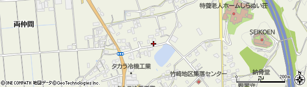 熊本県宇城市松橋町豊福145周辺の地図