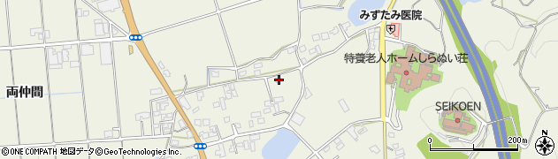 熊本県宇城市松橋町豊福129周辺の地図