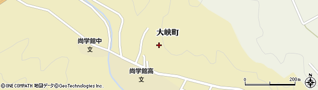宮崎県延岡市大峡町周辺の地図