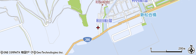 熊本県宇城市不知火町松合1865周辺の地図
